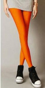 GOPLUS 2017 Solid Candy Color Neon Legging for Women High Waist Stretched Leggings Elastic Clothing Plus Size Ankle Length Pants