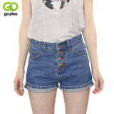 GOPLUS 2017 Short Jeans Fashion Brand Summer Style Women Shorts Loose Cotton Casual female Slim High Waist Denim Shorts C1082 GOPLUS 2017 Short Jeans Fashion Brand Summer Style Women Shorts Loose Cotton Casual female Slim High Waist Denim Shorts C1082