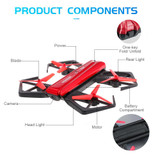 GoolRC T33 Drone With Camera VS JJRC H43WH WIFI FPV 720P HD Shoot Quadcopter Folded G-sensor Mini RC Selfie Pocket Helicopter
