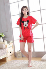 Good Quality Lucky Cat Women Pajamas Sets Animal Cartoon Girls Sleepwear Women's Pijamas Suit Home Clothes Pyjama Femme XXXL