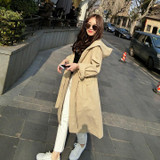 Good quality lady's Trench Autumn Spring New Fashion Casual women's Trench Coat long Outerwear loose clothes for lady Good quality lady's Trench Autumn Spring New Fashion Casual women's Trench Coat long Outerwear loose clothes for lady