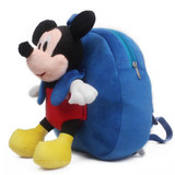 Good quality baby schoolbag plush backpack with Mickey Minnie dolls toys for boys girls children's school bag