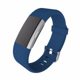 Good Price! COMLYO Diamond Silicone Band For Fitbit charge 2 Heart Rate Smart Bracelet WatchBand Strap Stainless Steel Buckle