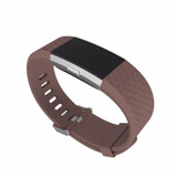 Good Price! COMLYO Diamond Silicone Band For Fitbit charge 2 Heart Rate Smart Bracelet WatchBand Strap Stainless Steel Buckle