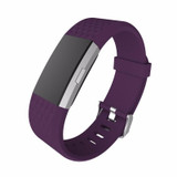 Good Price! COMLYO Diamond Silicone Band For Fitbit charge 2 Heart Rate Smart Bracelet WatchBand Strap Stainless Steel Buckle