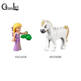 GonLeI Bela 10564 145pcs Girls Princess Series Rapunzel Castle Gardens Building Blocks Bricks Toys For Children Friends