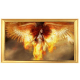 Golden Panno,Needlework,Embroidery,DIY Portrait Painting,Cross stitch,kits,14ct The Fairy home Cross-stitch,Sets For Embroidery