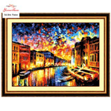 Golden panno,Needlework,Embroidery,DIY Landscape Painting,Cross stitch,kits,11ct watertown Cross-stitch,Sets For Embroidery