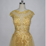 Gold Vintage Lace Appliques Short Cocktail Dresses 2017 Pearls Short Prom Party Dresses robe de cocktail vestido de festa curto