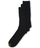 Gold Toe 3PK Reinforced Toe Crew Socks Navy