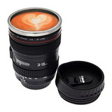 SLR Camera Lens Stainless Steel Travel Coffee Mug