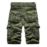 FAVOCENT Brand 2017 summer new fashion big size cotton army camouflage cargo shorts men's multi-pocket loose Bermuda Trousers 44
