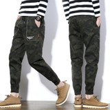 FAVOCENT 2017 new loose loose casual pants big size men's camouflage overalls men's harem pants free shipping