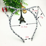 Faux Fur Headband Hairbands Fine Hairstyle Decor Furry Cat Ear Hair Head Bands Hoop Hair Accessories Headwear