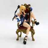 Fate Stay Night Black Saber Throne Sexy Pajamas Model doll PVC 16cm box-packed Japanese Anime figurine Action figure 170623