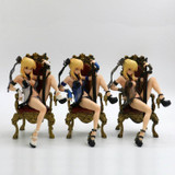Fate Stay Night Black Saber Throne Sexy Pajamas Model doll PVC 16cm box-packed Japanese Anime figurine Action figure 170623
