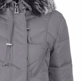 FATIKA 2017 Winter Coat Women Parka Long Thick Warm Cotton Jacket Large Fur Collar Hooded Warm Parkas Cotton-padded Outerwear