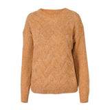 FATIKA 2017 New Fashion Women's Sweaters And Pullover Sleeve Crew neck Knitted Sweater Jumpers Loose Outwear Tops