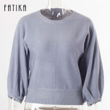 FATIKA 2017 New Fashion Women's Pullover Sweater Women O-neck Batwing Sleeve Wool Knitted Solid Color Thick Sweaters Loose Coat FATIKA 2017 New Fashion Women's Pullover Sweater Women O-neck Batwing Sleeve Wool Knitted Solid Color Thick Sweaters Loose Coat