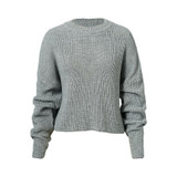 FATIKA 2017 Autumn Women Blouse Casual O-Neck Loose Batwing Long Sleeve Tops Shirts Sweater Jumper Pullovers