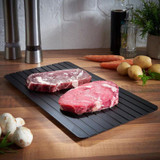 Fast Defrosting Tray Magic Metal Plate Defrosting Tray Safe Fast Thawing Frozen Meat Defrost Kitchen Tool