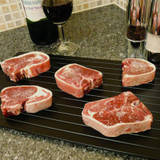 Fast Defrosting Tray Magic Metal Plate Defrosting Tray Safe Fast Thawing Frozen Meat Defrost Kitchen Tool