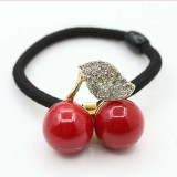 Fasion Lady Girl Pearl Wire Flower Ponytail Holder Scrunchy Hair Rope Elastic Rubber Band Womens Headwear Diamond Hair Accessory