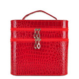 Fashionable Large Crocodile Cosmetic Bag Wholesale Necklace Earrings Box Jewelry Showcase Travel Cleaning Cosmetic Bag Beauty