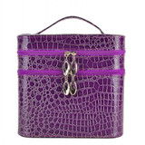 Fashionable Large Crocodile Cosmetic Bag Wholesale Necklace Earrings Box Jewelry Showcase Travel Cleaning Cosmetic Bag Beauty