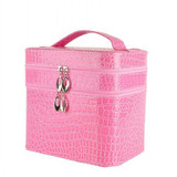 Fashionable Large Crocodile Cosmetic Bag Wholesale Necklace Earrings Box Jewelry Showcase Travel Cleaning Cosmetic Bag Beauty