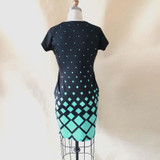 Fashionable Office Women Dress Large Sizes New 2017 Plus Size Women Clothing 6XL Summer Dress Casual  Long Sleeve Bodycon Dress