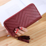 Fashion Zipper Leather Wallet Women Purse Brand Wallet Female Clutch New Design Ladies Purses Women Long Wallets Cuzdan bolsas
