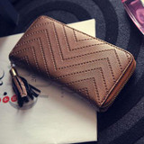 Fashion Zipper Leather Wallet Women Purse Brand Wallet Female Clutch New Design Ladies Purses Women Long Wallets Cuzdan bolsas