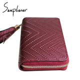 Fashion Zipper Leather Wallet Women Purse Brand Wallet Female Clutch New Design Ladies Purses Women Long Wallets Cuzdan bolsas