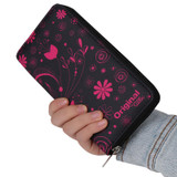 Fashion Zipper Design Print Cartoon Women Wallet PU Leather Ladies Long Clutch Purse Girls Female Card Holder Wallet