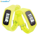 Fashion Young Women Men Watches Digital LCD Pedometer Run Step Walking Distance Calorie Counter Watch Bracelet Creative