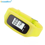 Fashion Young Women Men Watches Digital LCD Pedometer Run Step Walking Distance Calorie Counter Watch Bracelet Creative