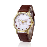 Fashion World Map Women Men Watch 2017 PU Leather Band Analog Alloy Quartz Wrist Watches Ladies Casual Watch Relogio