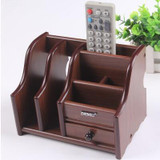 fashion wooden storage box desk organizer office desk storage boxmake up organizer for home decoration organizador SNH008