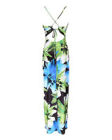 Fashion Womens Sleeveless Boho Dress Ladies Floral Print Summer Long Maxi Dresses Ladies Women Sexy Print Sundress