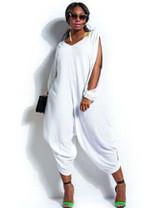 Fashion Womens Long Sleeve Romper Baggy Harem Jumpsuit Playsuit  Plus Size 5 Colors