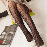 Fashion Womens Lady Girls Black Sexy Fishnet Pattern Jacquard Stockings Pantyhose Tights Styles Woman 1pcs dww02