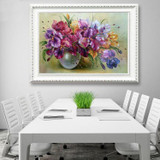 New Round Diamond Mosaic 5D Diy Diamond Painting Flower vase Pictures Cross Stitch Diamond Embroidery Crystal Home Decoration