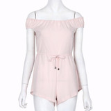 New Rompers Womens Jumpsuit 2017 Sexy Off Shoulder Long Sleeve Summer Elegant Bodycon Bodysuit Bandage Jumpsuits Dec28