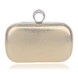NEW Rings Diamonds Leather Women Handbags Clutch Purse Evening Bags With Chain Shoulder Messenger Bags