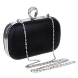 NEW Rings Diamonds Leather Women Handbags Clutch Purse Evening Bags With Chain Shoulder Messenger Bags