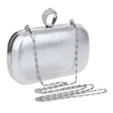 NEW Rings Diamonds Leather Women Handbags Clutch Purse Evening Bags With Chain Shoulder Messenger Bags