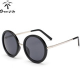 New Retro Round Sunglasses Women Brand Designer Vintage Sun Glasses Women Coating Sunglass Oculos De Sol Gafas lunette de soleil