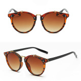 New Retro Round Sunglasses Women ladies vintage Designer Vintage Sun Glasses Coating Sunglasses for Women Oculos De Sol lunette