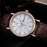 New Relogio Masculino Free for Regulator Mens Watches Top Brand Luxury Men Wrist Watch Clock Leather Quartz Reloj Hombre